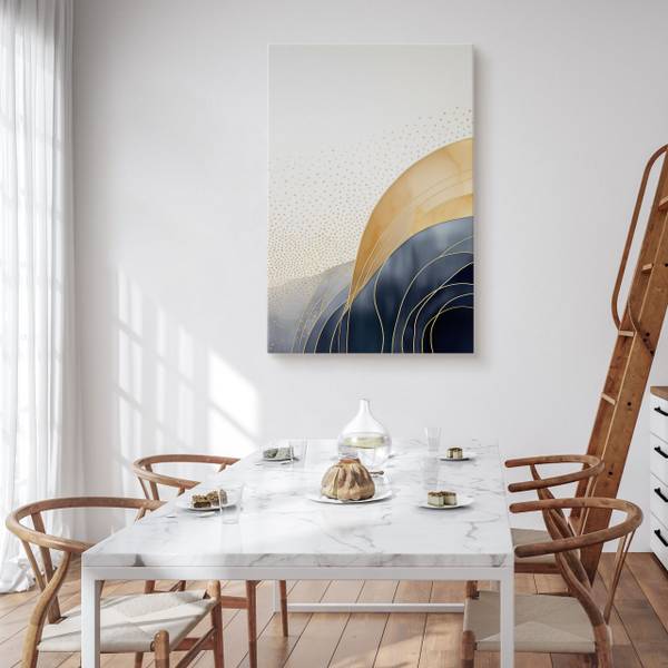 Leinwandbild ABSTRAKTION Ornamente Boho 40 x 50 x 50 cm