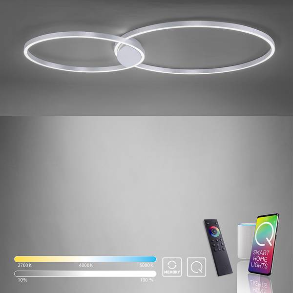 LED Deckenlampe Q - KATE 80 x 125 cm