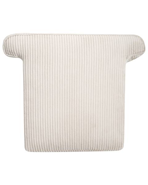 Oorfauteuil ABSON beige - bruin - natuurvezel - 64 x 100 x 65 cm