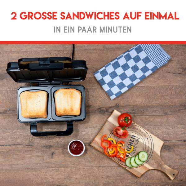 Sandwichmaker MEALTO533007 Silber - Metall - 29 x 10 x 25 cm