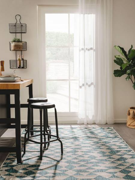 In-/Outdoorteppich Cleo Blau - 80 x 150 cm