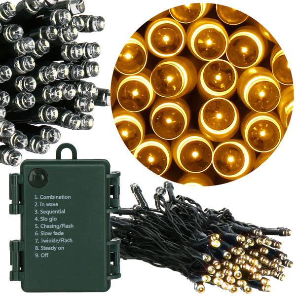 Lichterkette 5.5 m Gold - Kunststoff - 550 x 550 x 550 cm