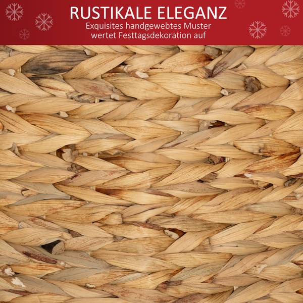 Weihnachtsbaumkragen 830-931V00ND Braun - Naturfaser - 60 x 28 x 60 cm