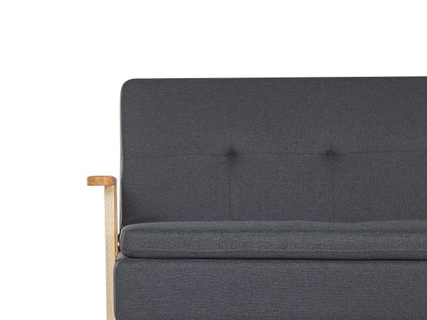 3-Sitzer Sofa TJORN Braun - Dunkelgrau - Grau