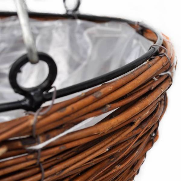 Blumentopf 140915 (4-teilig) Braun - Weide - 25 x 13 x 25 cm