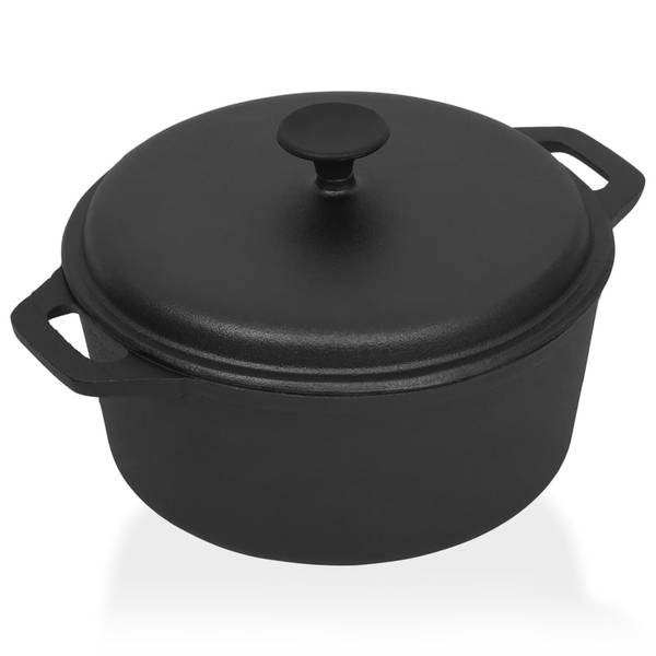 Topf 313362 Schwarz - Eisen - 26 x 18 x 26 cm