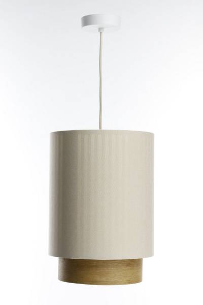 Hängeleuchte Duo Lami Line Beige - Gold