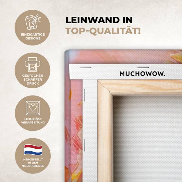 LEINWANDBILD Ölgemälde 60 x 90 cm