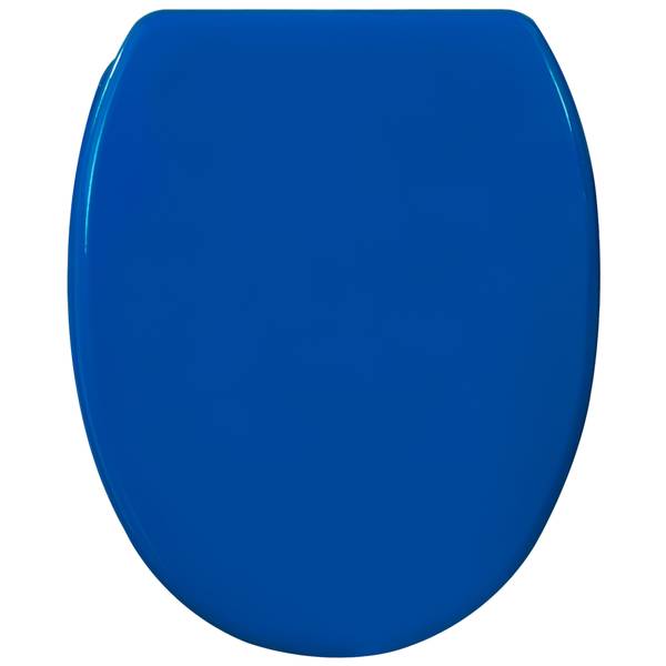 WC-Sitz Blau Blau - Holzwerkstoff - 38 x 6 x 48 cm