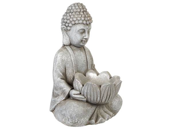 Statue de jardin MONTCEL Gris - Métal - 27 x 44 x 23 cm