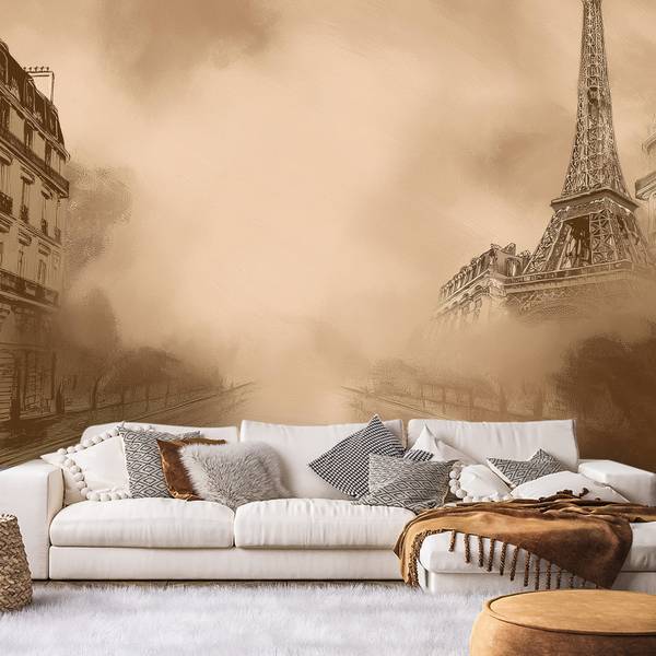 Fototapete Paris Stadt Vintage 400 x 280 cm