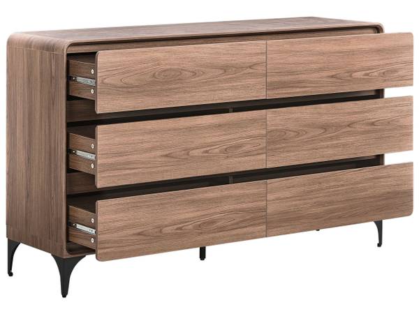 Kommode COWELL Braun - Holzwerkstoff - 140 x 85 x 40 cm