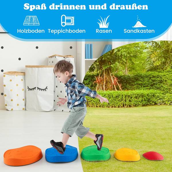 Balanciersteine GK32355OEDE(5-tlg.) Kunststoff - 34 x 25 x 34 cm