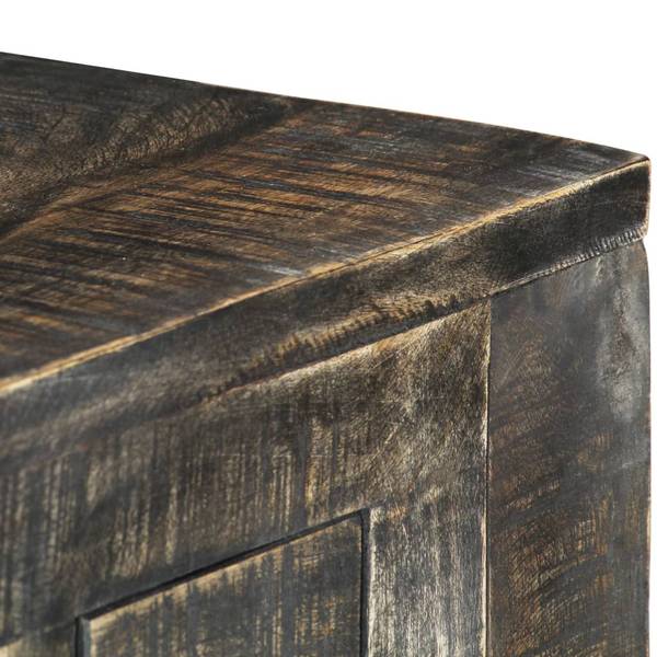 Schreibtisch 247913 Schwarz - Mango - 110 x 75 x 110 cm