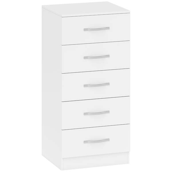 Kommode 83D-118V90WT Weiß - Holzwerkstoff - 35 x 85 x 40 cm
