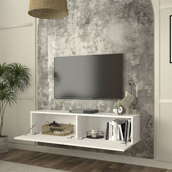 TV-Lowboard Verpsboga Weiß