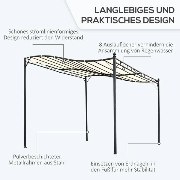 Pergola BB4953 Weiß