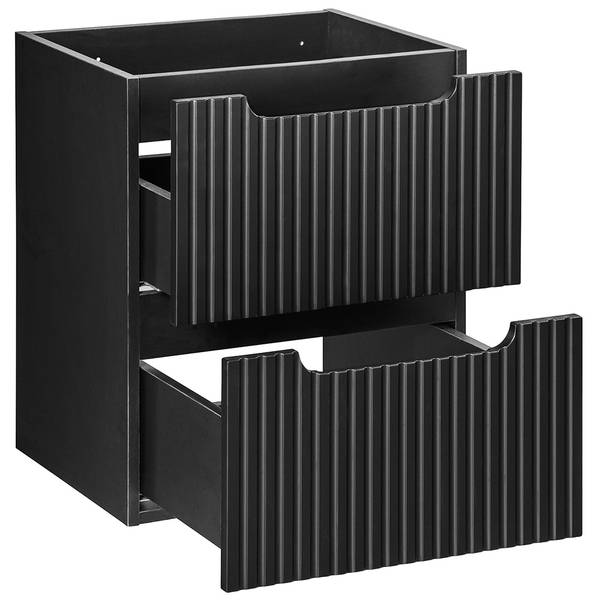 Waschtisch NEWPORT-56-98 Schwarz - Holzwerkstoff - 51 x 59 x 40 cm