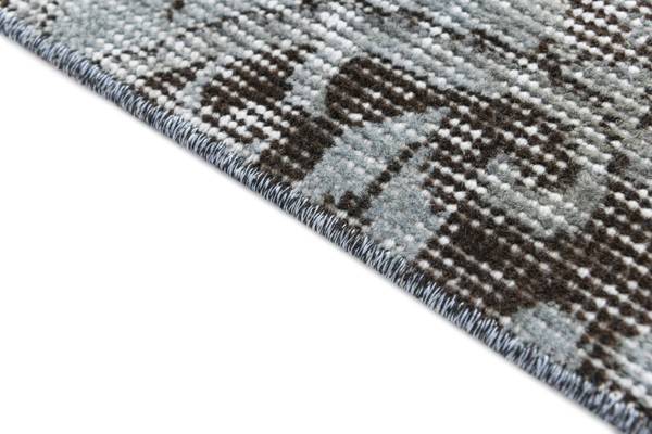 Vloerkleed Ultra Vintage DCXCVIII blauw - wol - 99 x 1 x 216 cm