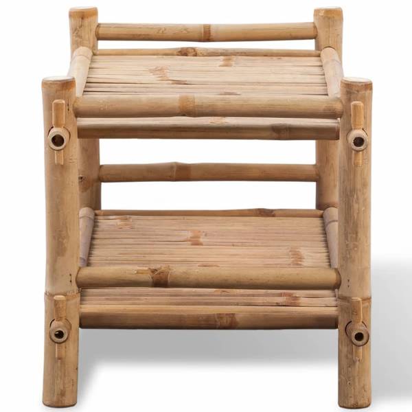 Schuhregal 242490 Braun - Bambus - 35 x 36 x 80 cm