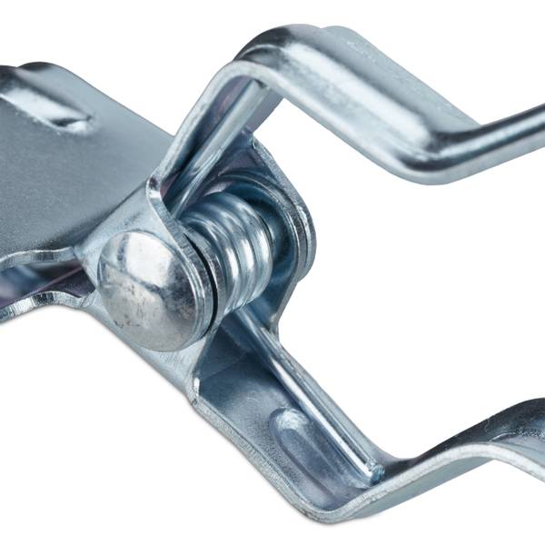 Klemmhaken Camping 4er Set Silber - Stahl - 11 x 3 x 6 cm