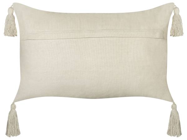 Dekokissen CAESIA 2-tlg Beige - Naturfaser - 30 x 15 x 50 cm