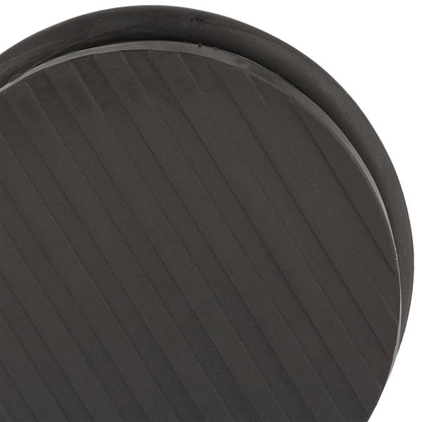 Edelstahl Türstopper 4er Set Schwarz - Silber - Eisen - 9 x 8 x 9 cm