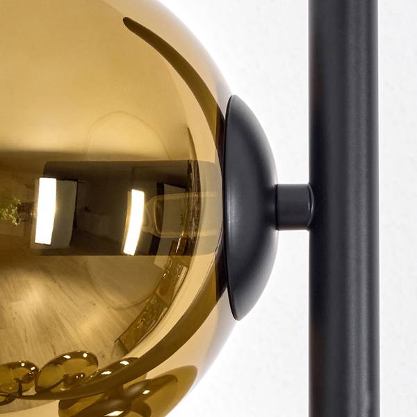 Stehlampe Cesaro Gold - Metall - 32 x 160 x 83 cm