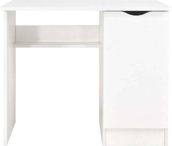 Weiß Kinderschreibtisch - ROMA Weiß - Holzwerkstoff - 50 x 77 x 90 cm