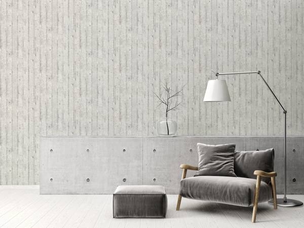 Vliestapete Elements 2 Betonoptik Grau - Fleece - 53 x 1005 x 1 cm