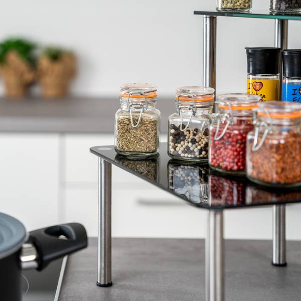 Gewürzregal 64633 Schwarz