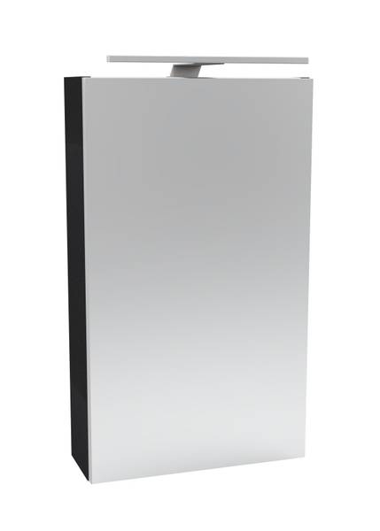 Spiegelschrank SBC Luna Anthrazit Grau - Holzwerkstoff - 60 x 75 x 32 cm