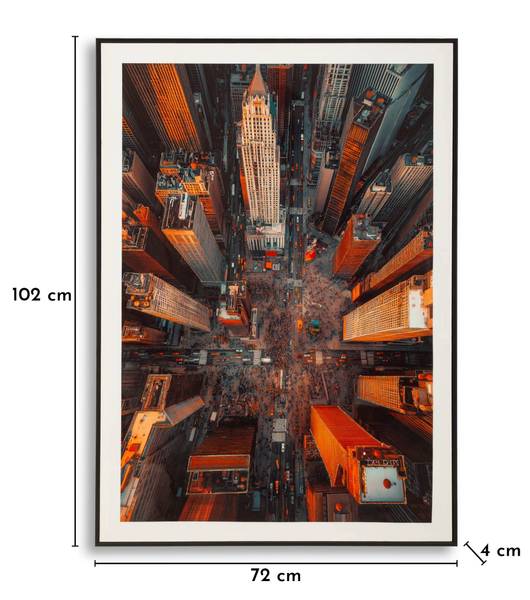 Leinwandbild New York  B Kunststoff - 4 x 102 x 72 cm
