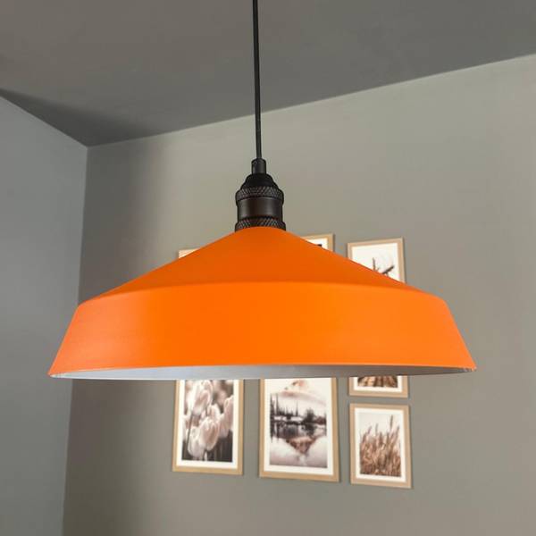 Pendelleuchte LLema Orange - Höhe: 19 cm