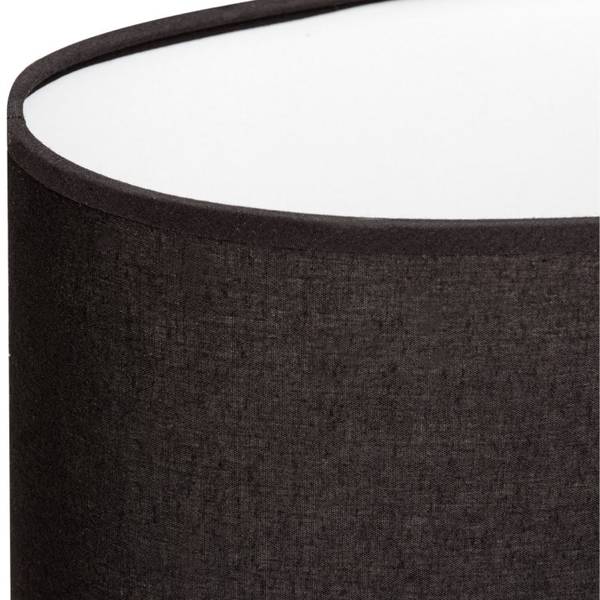 Lampe de table RITIM Noir - Argenté - Céramique - Textile - 31 x 44 x 18 cm