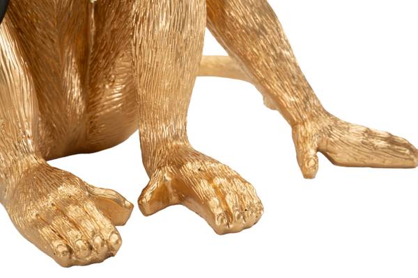 Tafellamp Monkey Seduta O goud - hars - 33 x 32 x 33 cm