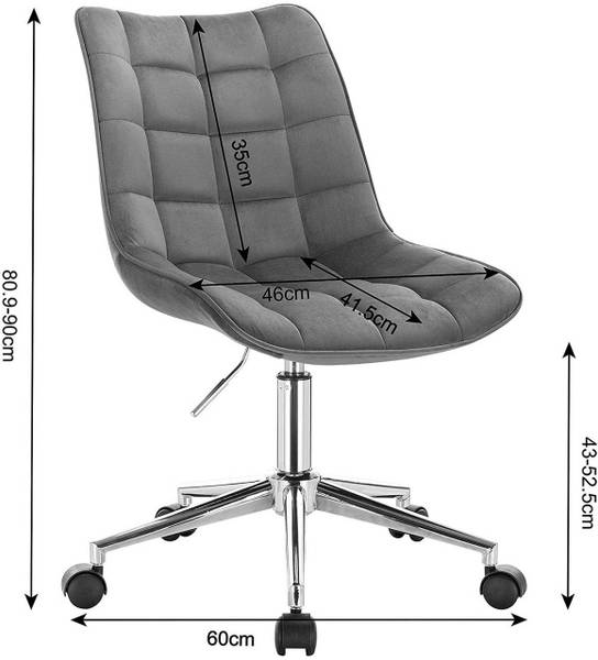 Arbeitshocker Harley Grau - Nylon - 60 x 90 x 60 cm