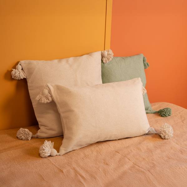 Kissen ARTISANAT MAROCAIN 366 Creme - Breite: 40 cm
