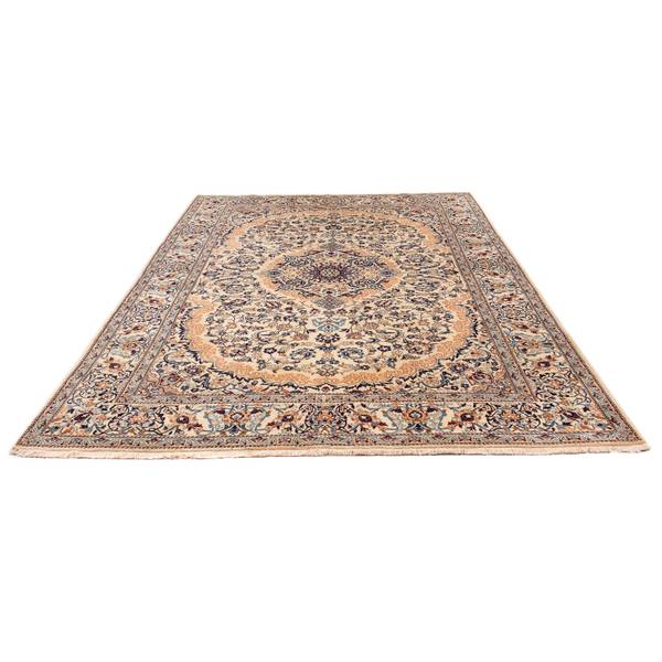 Orientteppich Oriental Beige - Wolle - 199 x 1 x 307 cm