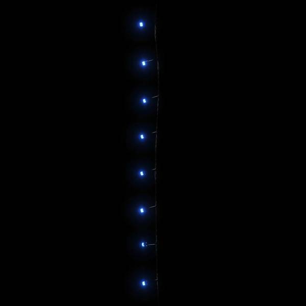 Guirlande LED avec 600 LED Bleu 60 m PVC Bleu