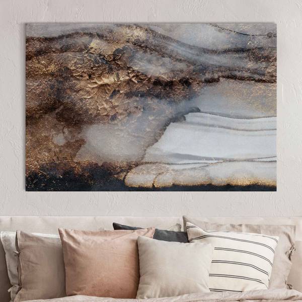 Akustikbild Marmor gemalt 180 x 120 cm