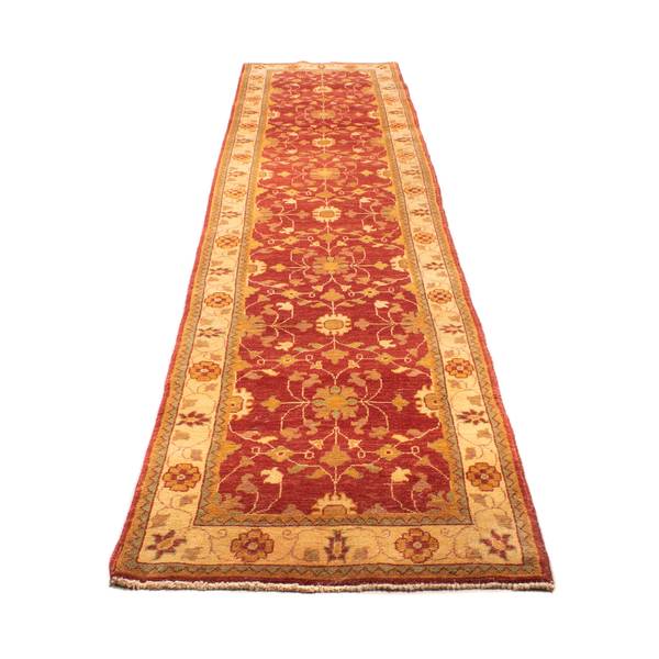 Orientteppich Läufer Oriental Rot - Wolle - 82 x 1 x 393 cm