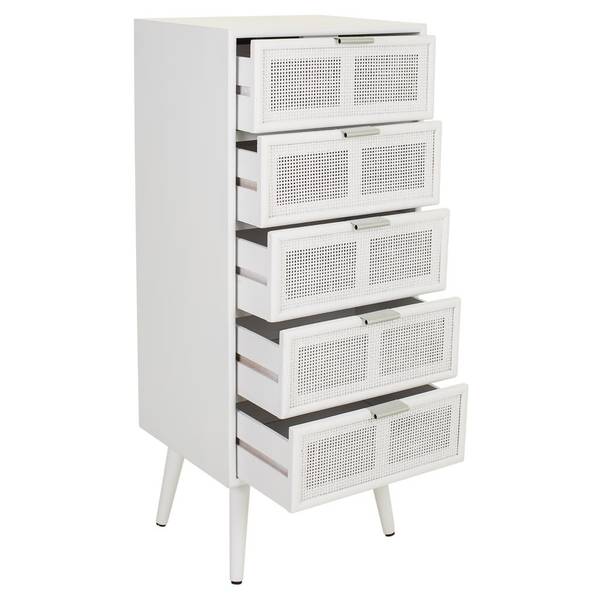 Commode Eira Blanc - Bois manufacturé - 42 x 101 x 37 cm