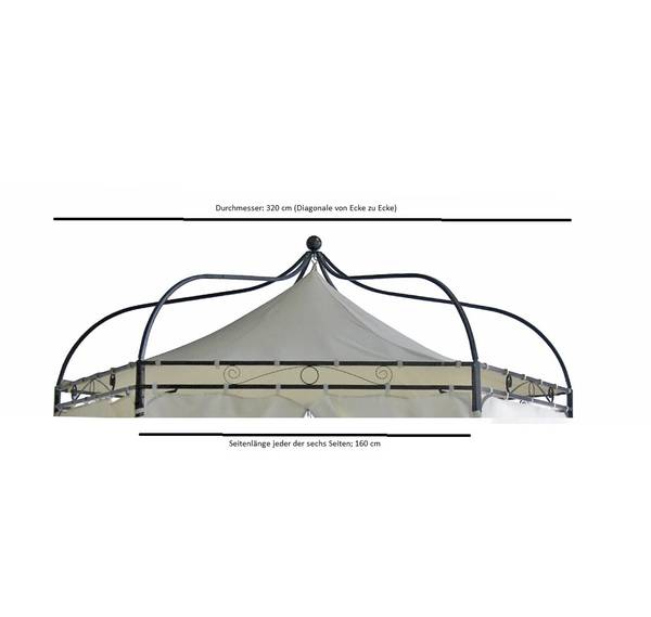 Ersatzdach für Pavillon MODENA Beige