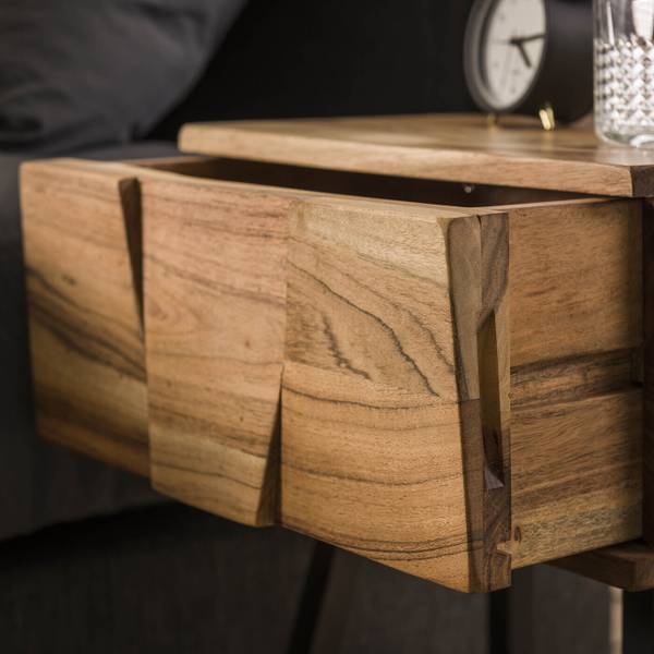Kast Demn bruin - massief hout - 60 x 30 x 40 cm