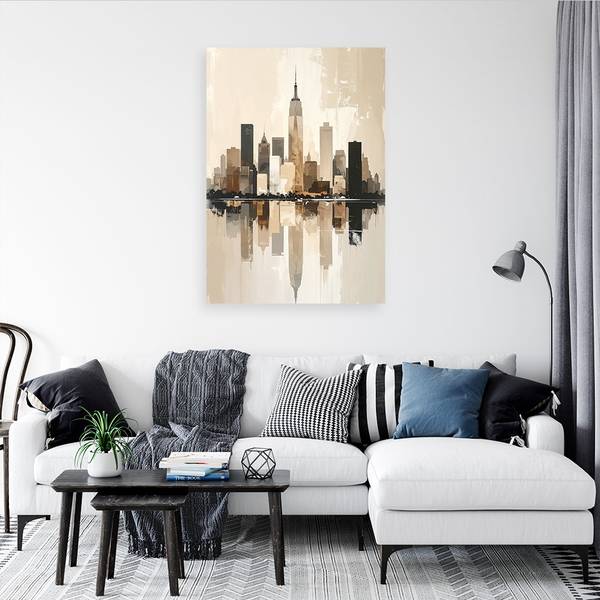 Wandbild Stadt 40 x 60 cm