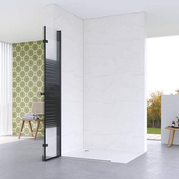 Falttür Duschwand Walk-In NIMES Breite: 85 cm