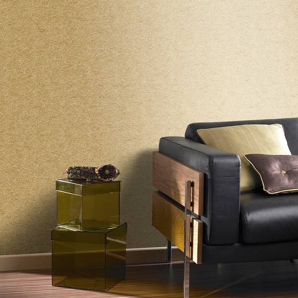 Vliestapete Tranquil Gold - Fleece - 53 x 1005 x 0 cm
