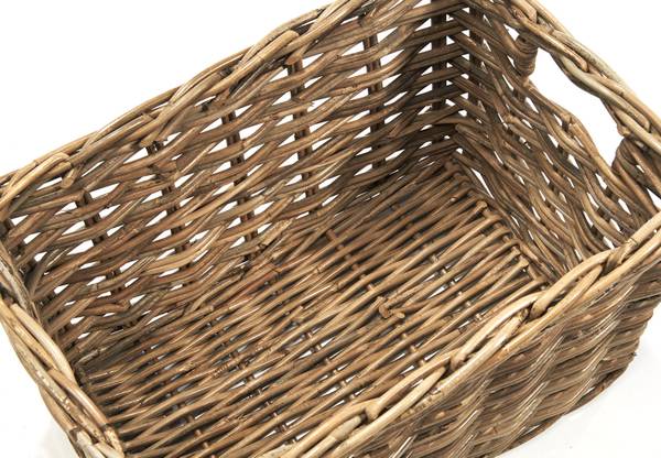 Aufbewahrungskorb TAYLOR Braun - Rattan - 30 x 25 x 44 cm
