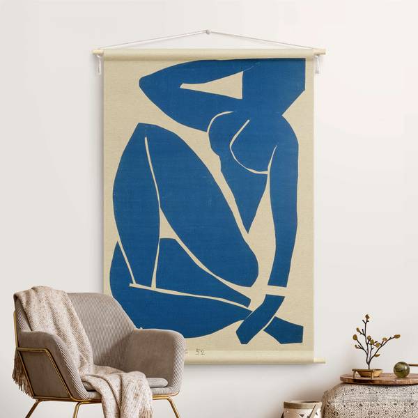 Wandteppich Henri Matisse Nu bleu III 110 x 165 cm